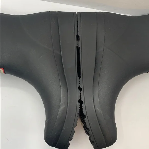 Hunter Women's Play Short Black Rain Boot US Size 11/ UK 9 - Picture 5 of 8